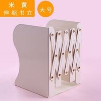 New Hot 1 pcs The Freedom to Adjust Bookshelf Large Metal Bookend Desk Holder Stand for Books Organizer Gift Stationery